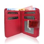 Jennifer Jones Női Bőr Pénztárca 5198-14 Piros -Pillangós