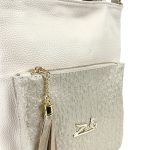 Zellia Női Válltáska/Kézitáska 17095 Beige-Arany - Strus -