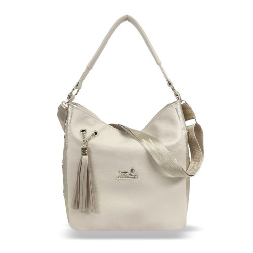 Zellia Női Válltáska 24151 Beige-Arany - Ch -