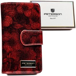   Peterson Női Bőr Pénztárca Ptn Ps116-Fds-1626 Red - Piros