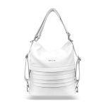 Zellia Női Válltáska/Hátizsáká Alakítható Hz-111 Pearl White - Fehér - Gyöngyházas