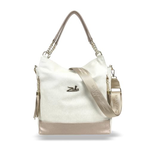 Zellia Női Válltáska 25022 Beige - Pearl -