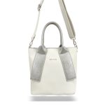 Zellia Női Kézitáska H728 Beige-Shiny Gold - D217 -