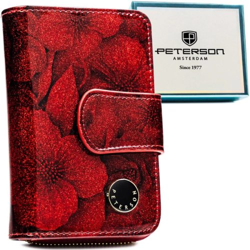 Peterson Női Bőr Pénztárcaptn Ps115-Fds-1862 Red - Piros