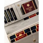 Peterson Női Bőr Pénztárca - Ptn Ph20-Lfl-6912 Blue - Kék