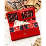 Peterson Női Bőr Pénztárca Ptn 72401-Dsl-2820 Red