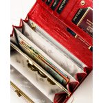 Peterson Női Bőr Pénztárca Ptn 72401-Dsl-2820 Red