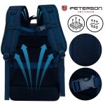 Peterson Hátizsák Ptn 24421-5098 Navy  - 45 X 30 X 25 Cm