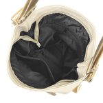 Zellia Női Válltáska/Hátizsáká Alakítható 19010 Beige-Arany - Pearl -