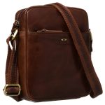 Peterson Férfi Bőr Oldaltáska Ptn 720-Tum-0529 Sötét Barna