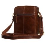 Peterson Férfi Bőr Oldaltáska Ptn 720-Tum-0529 Sötét Barna