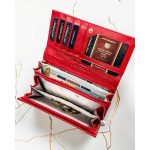 Peterson Női Bőr Pénztárca Ptn 42106-Bfbc-8201 Red - Piros