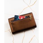 Peterson Női Pénztárca - Echo És Természetes Bőr Ptn Ps112-Hnl-2913 Brown