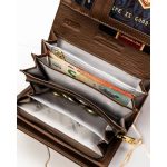 Peterson Női Pénztárca - Echo És Természetes Bőr Ptn Ps112-Hnl-2913 Brown