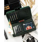 Peterson Női Bőr Pénztárca Ptn Ps116-Fds-1596 Green - Zöld