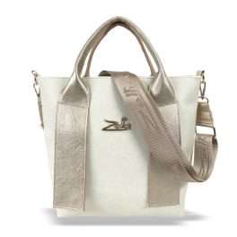 Zellia Női Kézitáska 25010 Beige-Arany - Pearl-Brw -