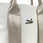 Zellia Női Kézitáska 25010 Beige-Arany - Pearl-Brw -