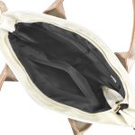 Zellia Női Kézitáska 25010 Beige-Arany - Pearl-Brw -
