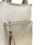 Zellia Női Válltáska/Kézitáska 17095 - Beige-Arany - Ch -