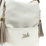 Zellia Női Válltáska/Hátizsáká Alakítható 22199 Beige - Shiny -