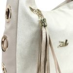 Zellia Női Válltáska 24151 Beige-Arany - Pearl -