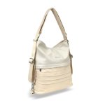 Zellia Női Válltáska/Hátizsáká Alakítható Hz-111 Beige-Arany - Y678 -