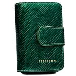 Peterson Női Bőr Pénztárca 425214-Dsl-6143 Green - Zöld