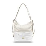 Zellia Női Válltáska/Hátizsáká Alakítható Zlb275 Beige-Fehér - Shiny -