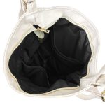 Zellia Női Válltáska/Hátizsáká Alakítható Zlb275 Beige-Fehér - Shiny -
