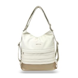   Zellia Női Válltáska/Hátizsáká Alakítható Hz-111 Beige-Pezsgő Arany - D217 -