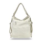 Zellia Női Válltáska/Hátizsáká Alakítható Hz-111 Beige-Pezsgő Arany - D217 -