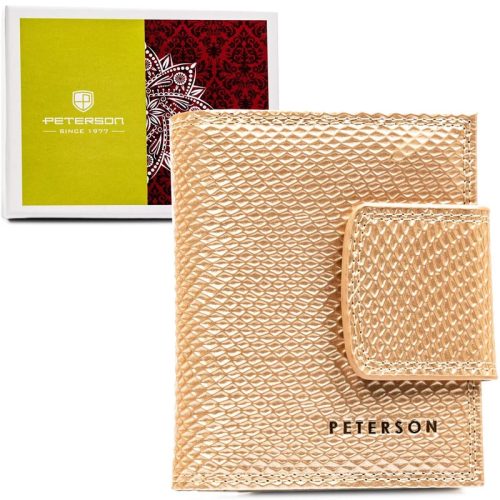 Peterson Női Bőr Pénztárca Ptn 42329-Dsl-6105 - Arany