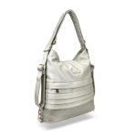 Zellia Női Válltáska/Hátizsáká Alakítható Hz-111 Pearl Beige - Gyöngyházas - K960