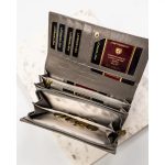 Peterson Női Bőr Pénztárca PTN 42106-BF-0476 Silver