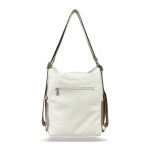 Zellia Női Válltáska/Hátizsáká Alakítható 22184 Beige-Arany - Pearl-Brw -