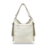 Zellia Női Válltáska/Hátizsáká Alakítható Hz-111 Beige-Arany - D217 -