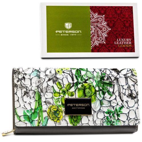 Peterson Női Bőr Pénztárca - Ptn Ph20-Lfl-6929 Green - Zöld