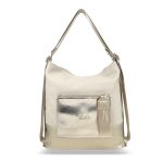 Zellia Női Válltáska/Hátizsáká Alakítható 19010 Beige-Arany - Ch-Bari -