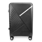 Zafír fekete bőrönd szett