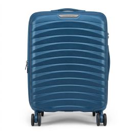 Tosca kék Priority bővíthető kabinbőrönd 55×40×20 cm