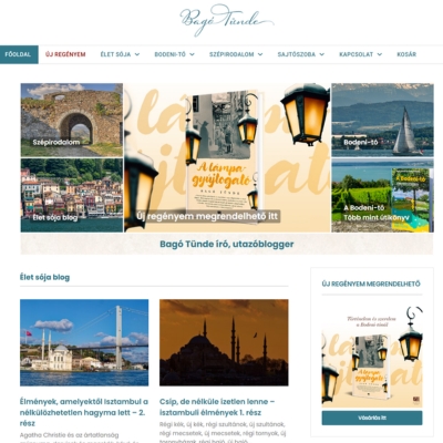 Bagó Tünde oldala bagotunde.com - írásai, blogok, könyvajánlók