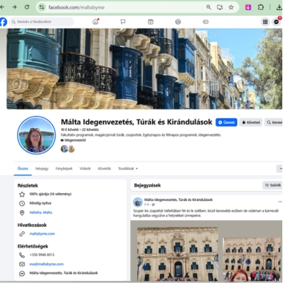 Málta idegenvezetés - Facebook csoport. Első kézből értesülhetsz a máltai hírekről, eseményekről.